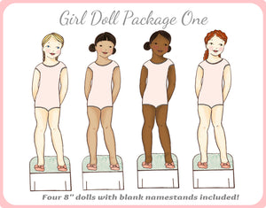 Paper Dolls - Girls in Sports Paper Doll Bundle