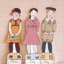Paper Dolls - Girl Paper Doll Seasons Bundle